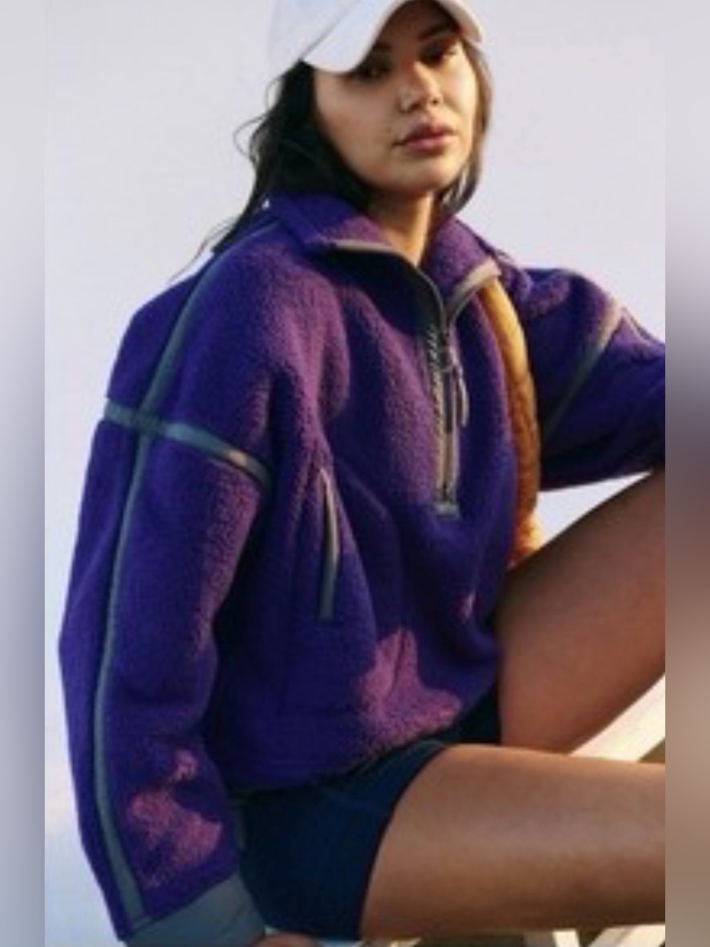 Free people Mountain high quarter zip NWT